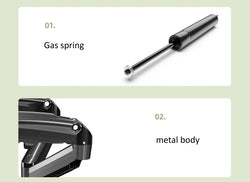 Northbayou F160-FP 10"-17" laptop mount 360 rotate 10"-27" air press full motion gas spring  10"-27" two monitor  clamp desk