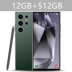 SMS 24 Ultra High-end Mobile Phone 16GB+1TB Cellphone 7800mAh Global Version HD Cell Phone 5G Dual SIM Smartphone Face Unlocked