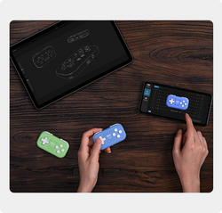 8BitDo Micro Bluetooth Controller Pocket-sized Mini gamepad for Switch, Android, and Raspberry Pi, Support Keyboard Mode