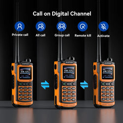 Baofeng AD-20 Walkie Talkie Full Band Analog/Digital Wireless Copy Frequency 1024CH Text Message Digital Encryption Record Radio