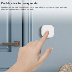 Tuya ZigBee Smart Key Switch Wireless Remote Control Key Controller Multi-scene Linkage Smart Switch Battery Powered Automation