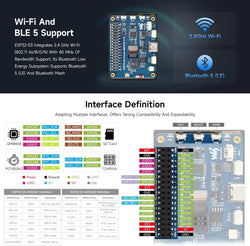 Waveshare ESP32-S3 2.41 inch AMOLED Display Development Board 600×450 Touchscreen ESP32 Display for  Arduino IDE ESP-IDF HMI