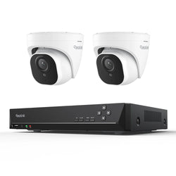 Reolink 5MP 8CH Home Security Camera System with Smart Detection Outdoor PoE IP Cameras NVR 2TB HDD Included for 24/7 Recording