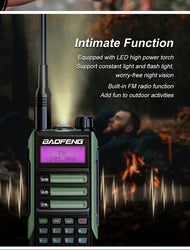 2025 Baofeng UV-16 Max IP68 Waterproof Walkie Talkie Dual Band High Power CB Radio Vhf Uhf CB Ham Radio Long Range Two Way Radio