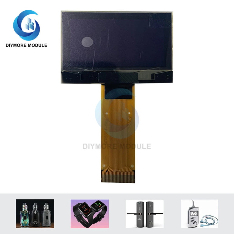 2.42 1.54 Inch OLED Monochrome Display SSD1309 Resolution 23pin SPI Dot Matrix 128*64 Yellow/Blue/Green/White LCD Screen