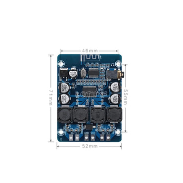 TPA3118 Stereo Audio Bluetooth Digital Power Amplifier Board 45W*2 12V 24V Amplificador