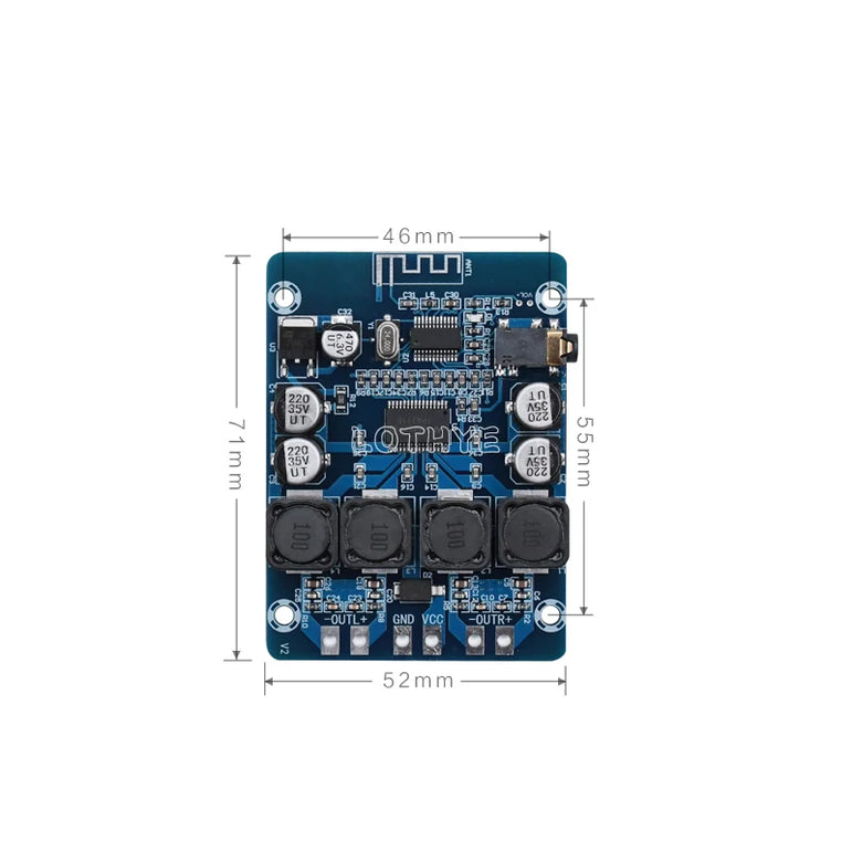 TPA3118 Stereo Audio Bluetooth Digital Power Amplifier Board 45W*2 12V 24V Amplificador
