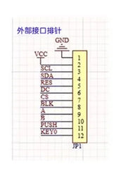 0.96/1.3/1.8/2.4-inch OLED display screen with matrix 4 key interfaces/EC11 rotary encoder combination module IIC/SPI interface