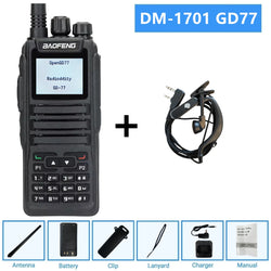 1701 open gd77 Baofeng Digital Walkie Talkie Dual Mode DMR Analog Two Way Radio Dual Time slot Tier 1+2 Dr 1801