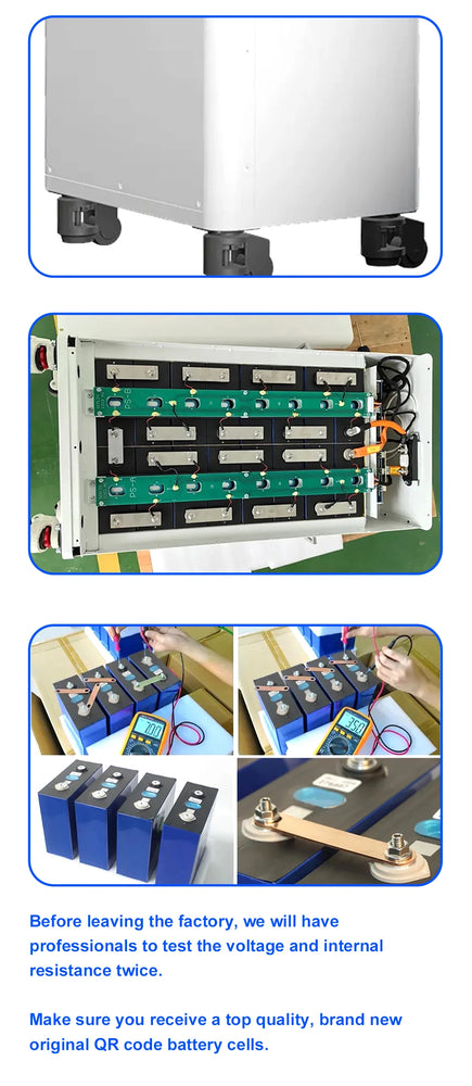 US Stock 3.0 Seplos 51.2V 280AH 310AH 320AH Lifepo4 Battery Kits CAN RS485 BMS 2A Active Balancer DIY Case Home Solar