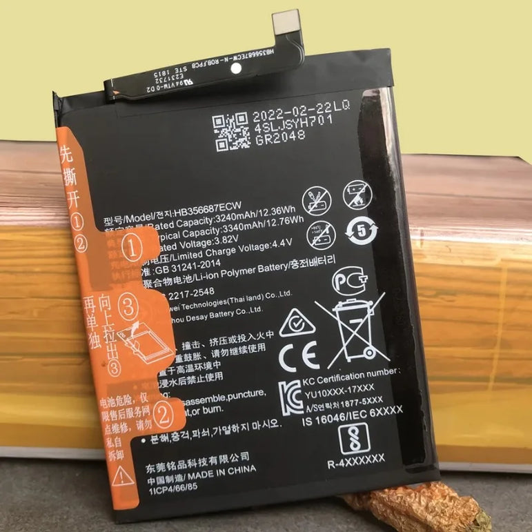 HB356687ECW 3340mAh New Phone Battery for Huawei Mate 10 Lite P30 Lite G10 , Nova 2 Plus 2i 3i 4e , Honor 9i 7X,Mate SE