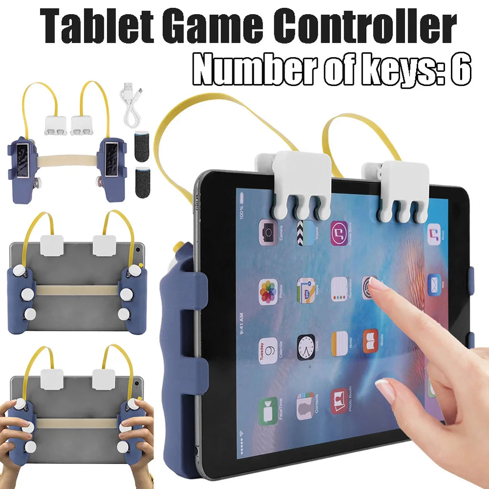 DIY Tablet Game Handle Pulse Continuous Shooting Mobile Gaming Controller Gamepad Multiple Sizes To Choose