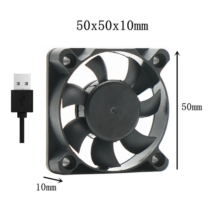 Silent USB fan 40mm 50mm 60mm 70mm 80mm 90mm 120mm cooling fans cooler With USB Cable Ventilator Fan for DIY PC Router chassis