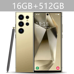 SMS 24 Ultra High-end Mobile Phone 16GB+1TB Cellphone 7800mAh Global Version HD Cell Phone 5G Dual SIM Smartphone Face Unlocked