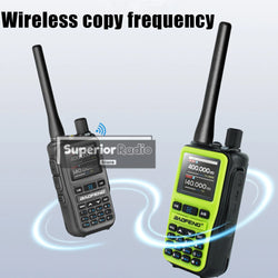 1/2PCS Baofeng UV-5R Mini Walkie Talkie Bluetooth Programming Type-C Dual PTT Lightweight 999 Channels Flashlight Frequency Copy