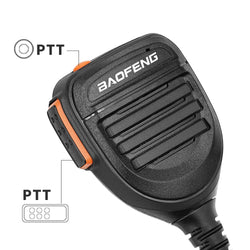 Baofeng Walkie Talkie Speaker Microphone PTT Shoulder Mic Portable for Baofeng 888S UV-5R Walkie Talkie,Radios Accessories
