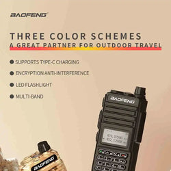 Baofeng RD-K5 Ham Walkie Talkie High Gain Antenna Encryption Anti-interference Air Band 108-136 Mhz 5-10KM Uhf Vhf Two Way Radio