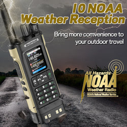Baofeng UV-32 Walkie Talkie GPS 10W Wireless Bluetooth APP Programming Air Band Type-C NOAA for UV-5R Amateur Two Way Ham Radio