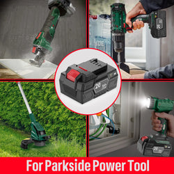 1/2/3/4Pack 20V 5Ah Replacement Battery For Parkside X 20V Team For Parkside PAP 20 B3/A3 PAPS 208 A1 Power Tools