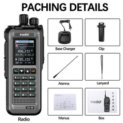 Iradio UV-99 20W Air Band Walkie Talkie Mutli Band High Power FM NOAA 1024CH Wireless Copy Frequency Long Range Type-C Ham Radio