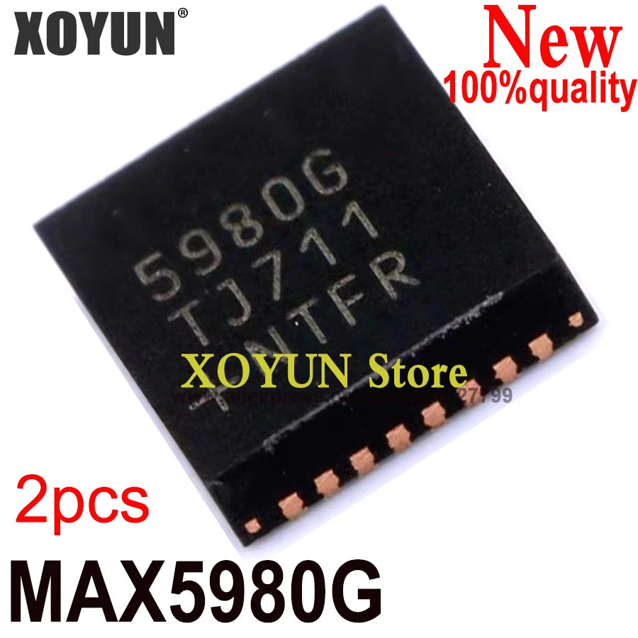 (2piece) 100% New 5980G MAX5980G MAX5980GTJ+T QFN-32