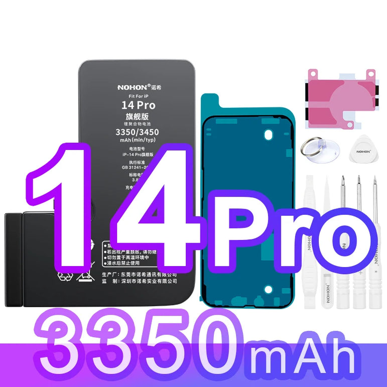 NOHON 3500mAh Battery for iPhone 14 13 11 12 Pro 15 SE 2022 2020 SE3 SE2 X XR XS Max Replacement Batteries Big Capacity