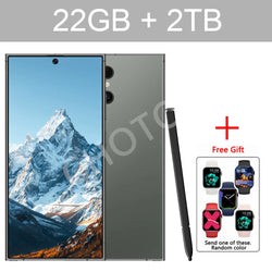 SMS 25 Ultra Smartphone 5G Dual SIM 7800mAh Original Mobile Phones Global Version HD Cellphones 22GB+2TB Cell Phone Android 14