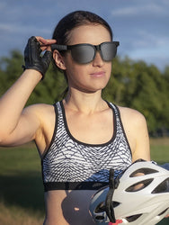 AI Intelligent Translation Glasses Bluetooth-Compatible 5.4 Wireless Sunglasses Built-in Microphone Speakers Wireless Headphones
