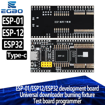1~10PCS ESP8266 ESP32-WROV-ER Development Board Test Programmer Socket Downloader for ESP-01 ESP01S ESP12 ESP32 Adapter CH340