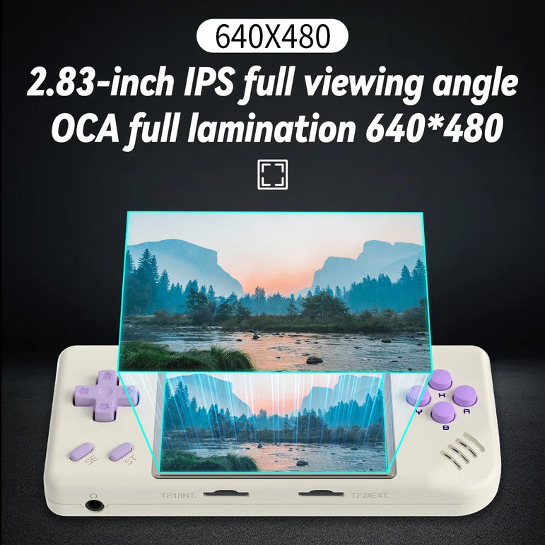 ANBERNIC RG28XX Handheld Game Console 2.83'' IPS Screen HDMI Output Portable Video Player Ebook Reader Game Player Gift Mini A30