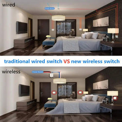 220V Wifi Wireless Switch Smart Lmap LED Lighting Controller 1/2/3gang Remote Control RF Relay Receuver Board Wall Switch