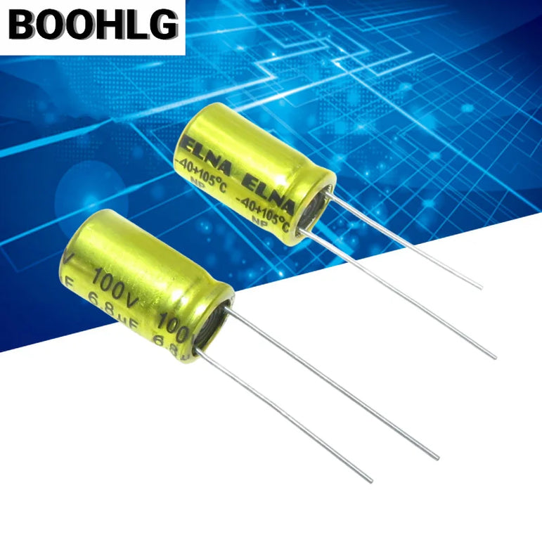 10pcs 100V NP Electrodeless Speaker Audio Capacitor Non Polarity Frequency 1UF 1.5UF 2.2UF 3.3UF 4.7UF Crossover Polypropylene