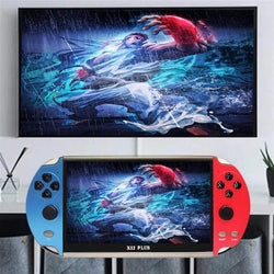 X12 Plus Handheld Game Console 7.1 inch HD Screen Handheld Portable Video Player Built-in 10,000 Classic Video Games Console