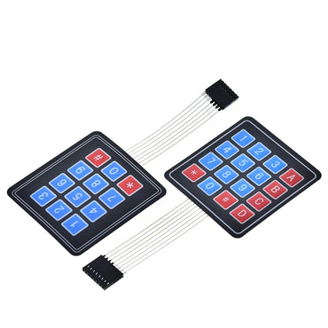 TZT New 4 12 16 20 Key 4*4 Membrane Switch Keypad 1x4 3x4 4x4 4*5 Matrix Array Matrix keyboard for arduino smart car