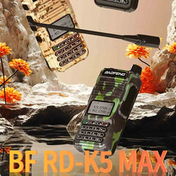 Baofeng RD-K5 Ham Walkie Talkie High Gain Antenna Encryption Anti-interference Air Band 108-136 Mhz 5-10KM Uhf Vhf Two Way Radio