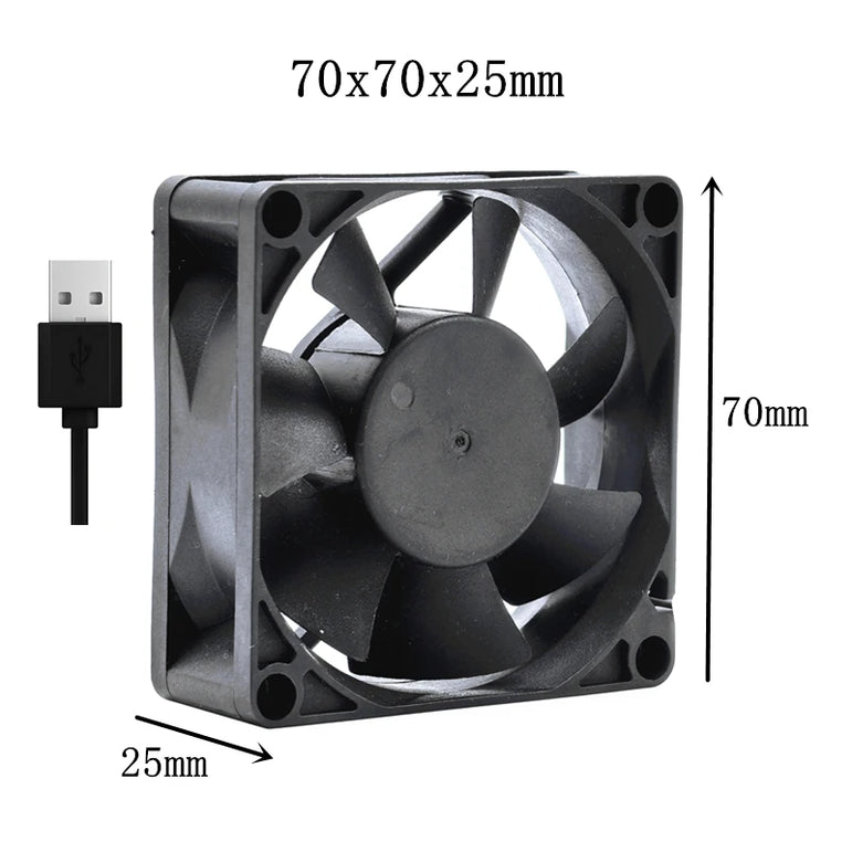 Silent USB fan 40mm 50mm 60mm 70mm 80mm 90mm 120mm cooling fans cooler With USB Cable Ventilator Fan for DIY PC Router chassis