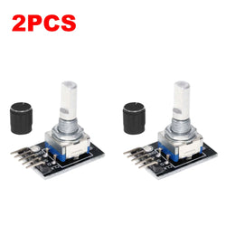 1-10PCS 360 Degree Rotary Encoder Module KY-040 Brick Sensor Development Board with Knob Cap Potentiometer KIT DIY for Arduino