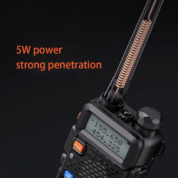 1/2PCS Baofeng UV 5R walkie talkie remote communication dual band VHF UHF FM transceiver bidirectional USB fast charging