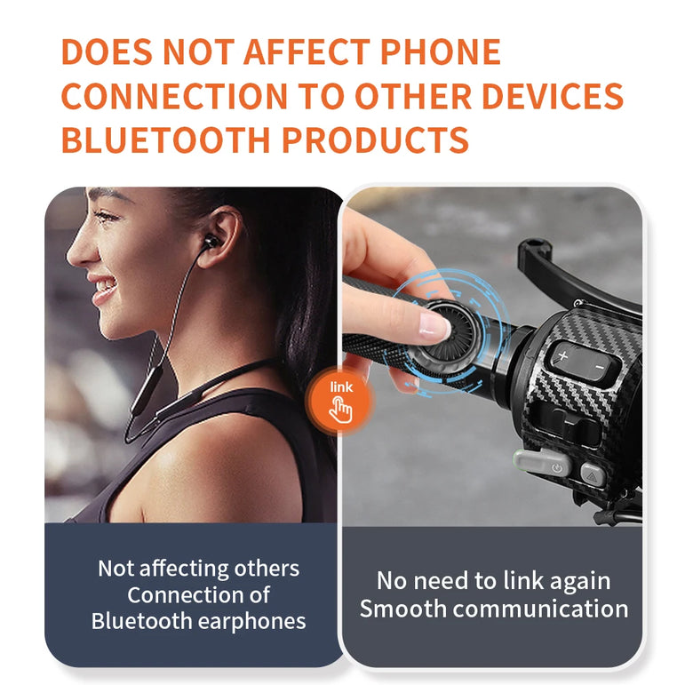 Tebe Wireless Bluetooth PTT Walkie Talkie Control Button with Adjustable Strap for IOS Android Phone Zello Push-to-Talk Button