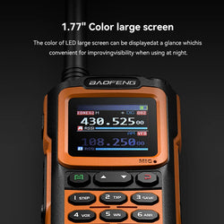 Baofeng AD-20 Walkie Talkie Full Band Analog/Digital Wireless Copy Frequency 1024CH Text Message Digital Encryption Record Radio