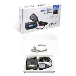 QYT KT-8900D With Data Line  25-Watt Walkie Talkie Dual Band VHF/UHF 136-174/400-480MHz Quad Watch Car MINI Mobile Radio