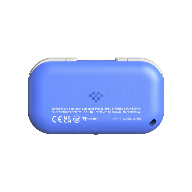 8BitDo Micro Bluetooth Controller Pocket-sized Mini gamepad for Switch, Android, and Raspberry Pi, Support Keyboard Mode