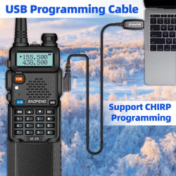 Baofeng M-5R 10W Walkie Talkie 3800mAh Battery Multi Band Wireless Copy Frequency Long Range Commutator Ham UV-5Rx K5 Two Way Ra