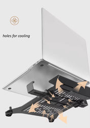 Northbayou F160-FP 10"-17" laptop mount 360 rotate 10"-27" air press full motion gas spring  10"-27" two monitor  clamp desk