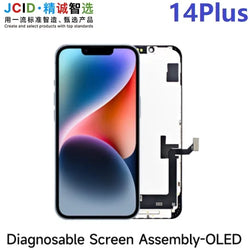 JCID OLED Screen Diagnosable Assembly NEW Soft Hard FHD Touch Display Pantalla For iphone 12 13 15 16 Without IC Removal No Pop