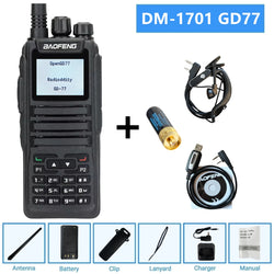 1701 open gd77 Baofeng Digital Walkie Talkie Dual Mode DMR Analog Two Way Radio Dual Time slot Tier 1+2 Dr 1801