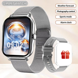Smartwatch, multi-sport mode, call reminder/rejection, message reminder view, unisex, suitable for Android and iPhone