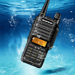 Baofeng UV-9R Plus IP68 Dual Band Waterproof Walkie Talkie 10KM Long Range Portable HF Transceiver CB Hunting Ham Radio