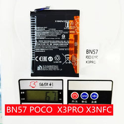 New High Quality BN57 Battery For Xiaomi Pocophone Poco X3 Pro X3Pro / X3 NFC X3NFC Phone Batteries Bateria