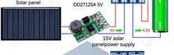 1-10PCS SD05CRMA MPPT Solar Charge Controller 1A 4.2V 3.7V 18650 LiPo Li-ion Lithium Battery Module Solar Panel Battery Charging